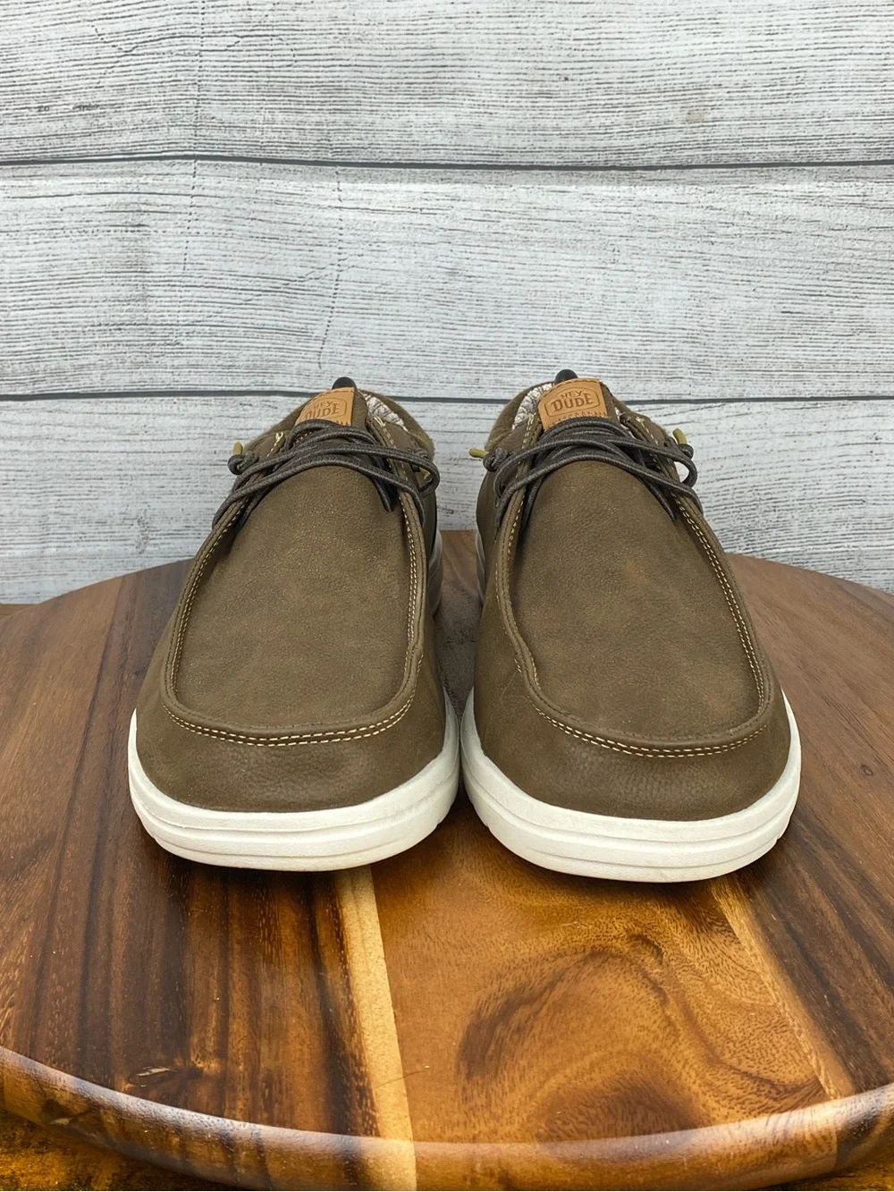 Hey Dude Paul Classic Brown Slip On Loafer Men’s Shoe Size 10